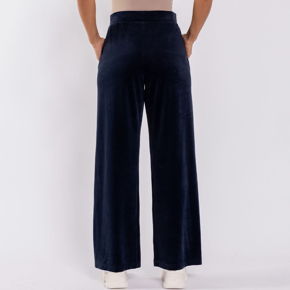 Calça Feminina Esportiva Wide Leg Em Plush Scream