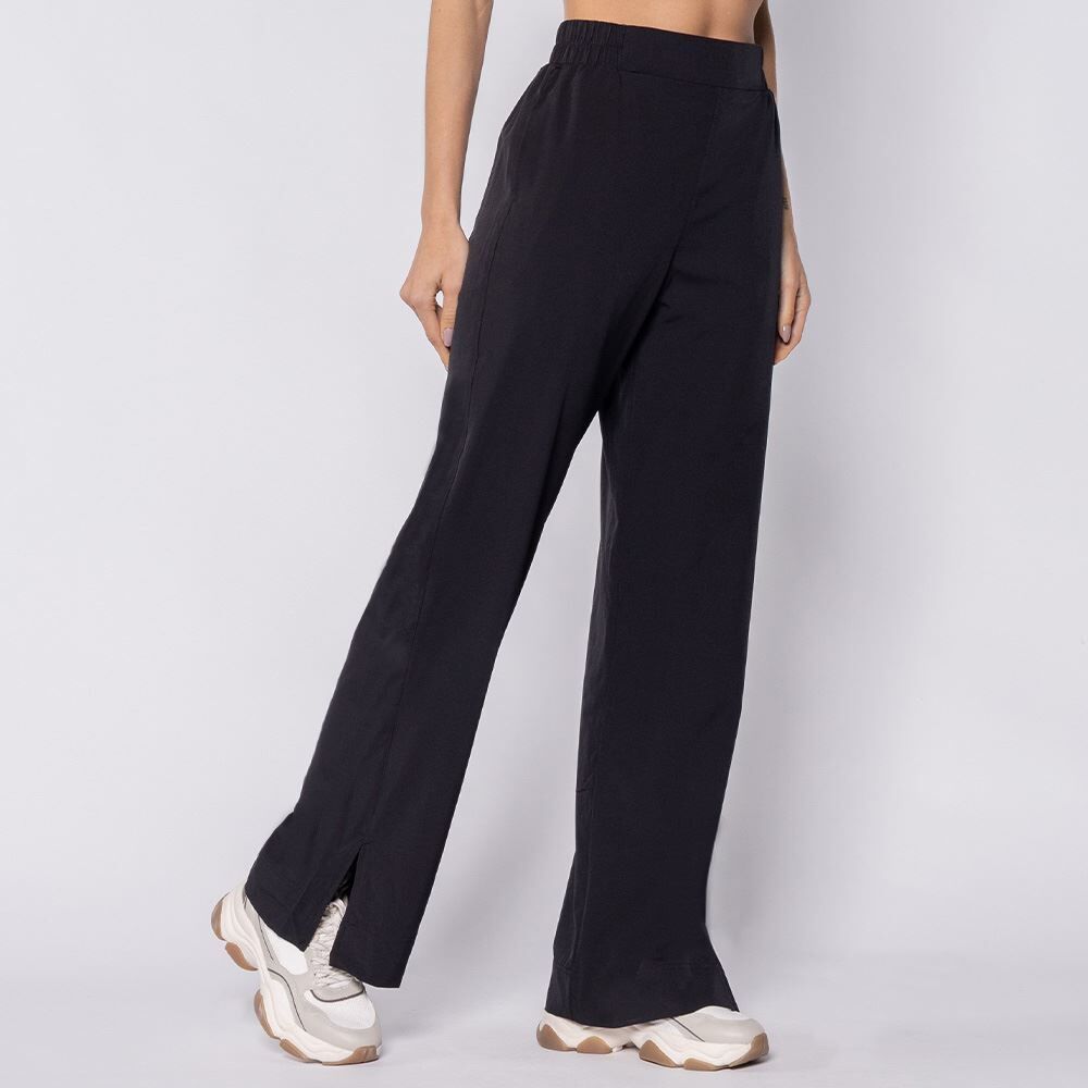 Calça Feminina Esportiva Wide Leg Em Tactel Scream