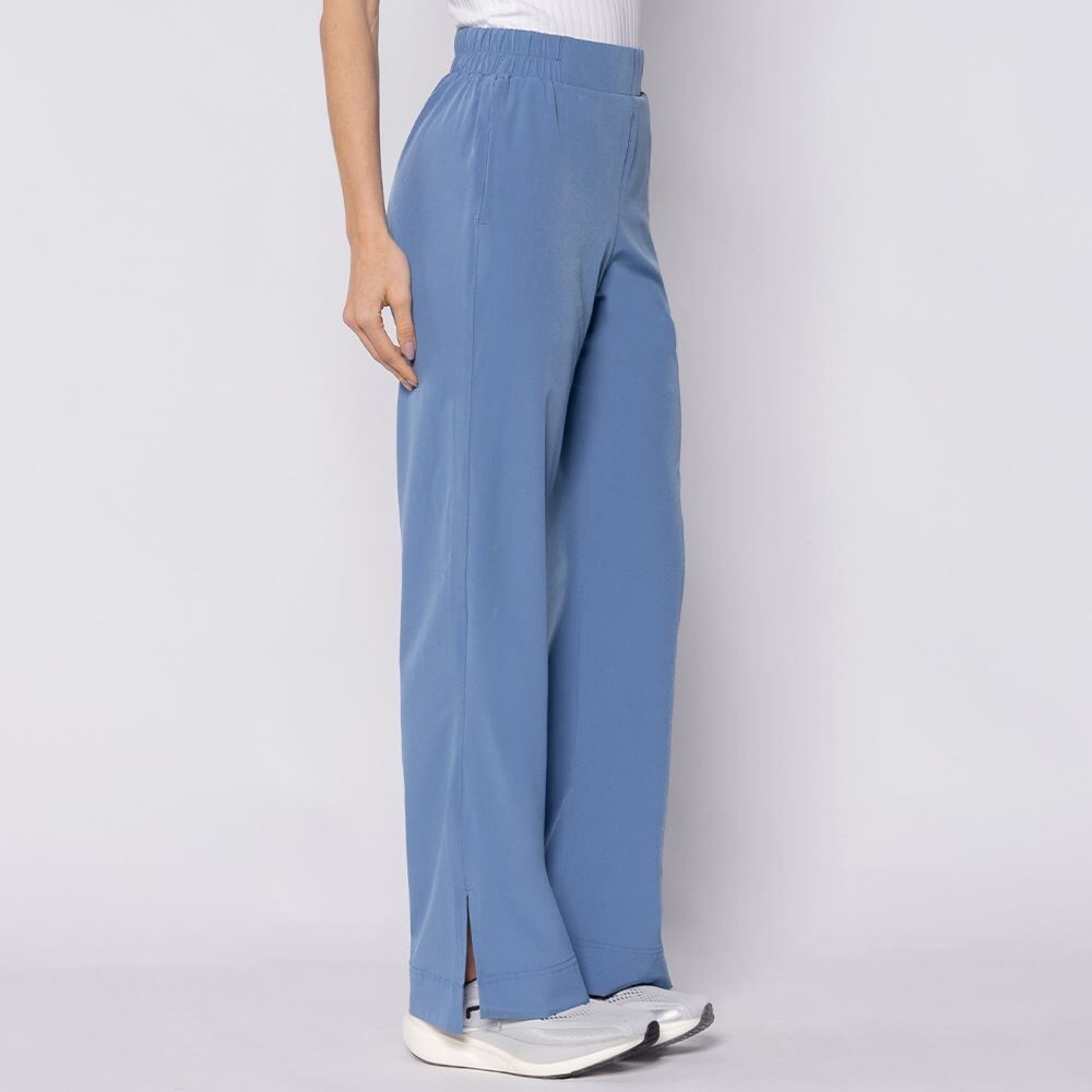 Calça Feminina Esportiva Wide Leg Em Tactel Scream
