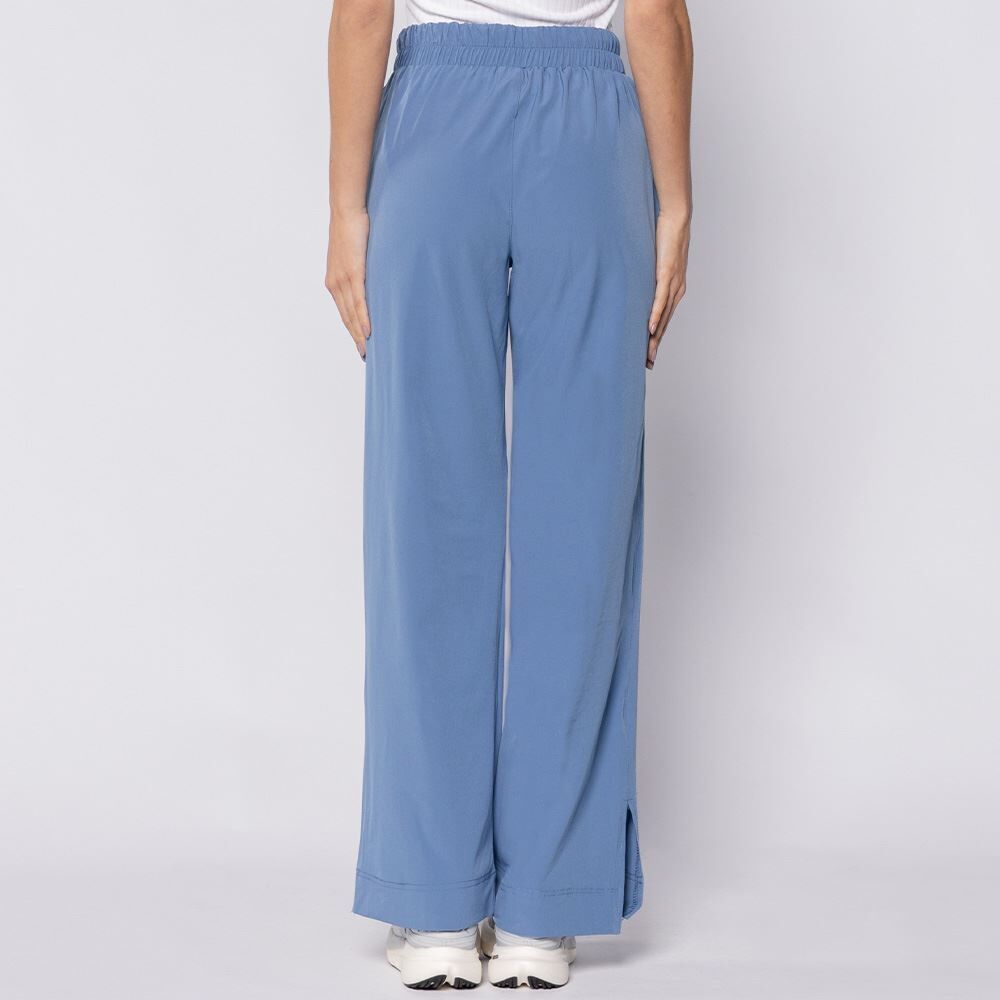 Calça Feminina Esportiva Wide Leg Em Tactel Scream