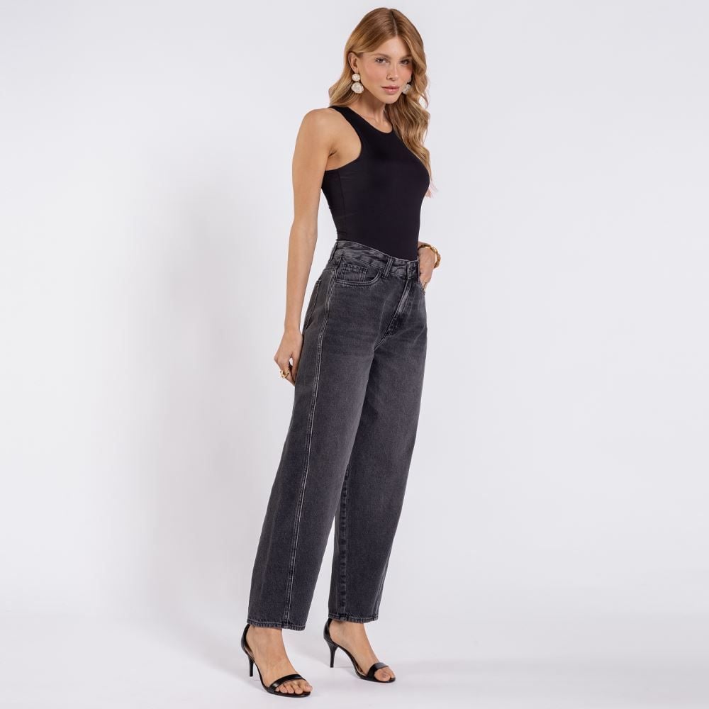 Calça Feminina Jeans Barrel Boby Blues