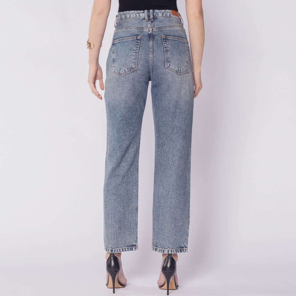 Calça Feminina Jeans Reta Cropped Boby Blues