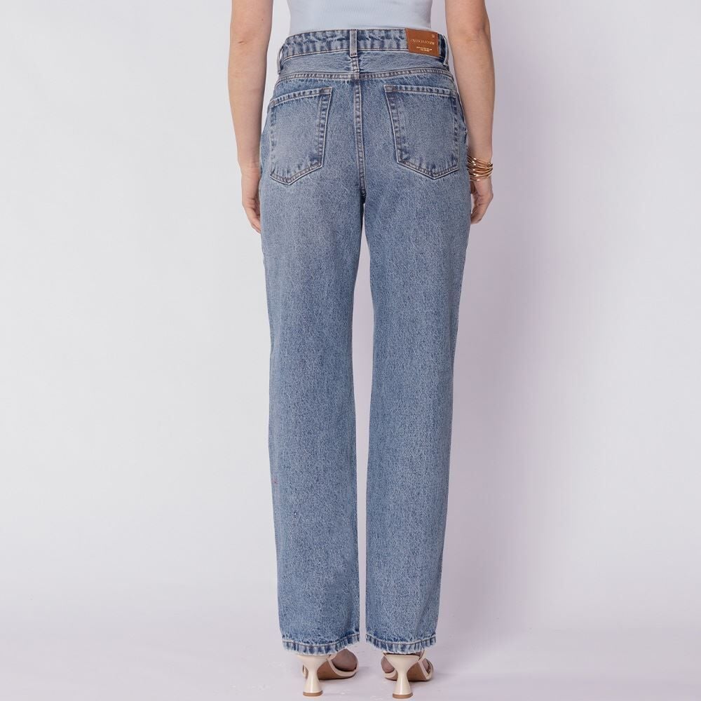 Calça Feminina Jeans Reta Patricia Foster