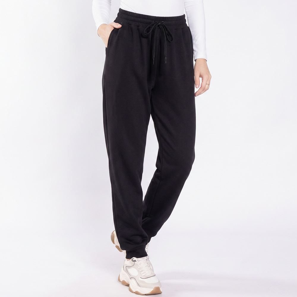 Calça Feminina Jogger Em Moletom Patricia Foster