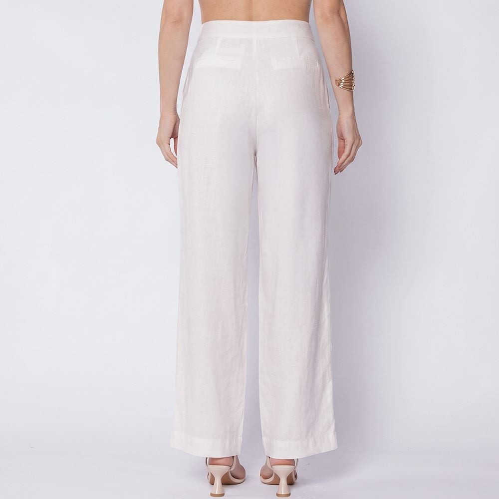 Calça Feminina Pantalona Em Viscose Patricia Foster