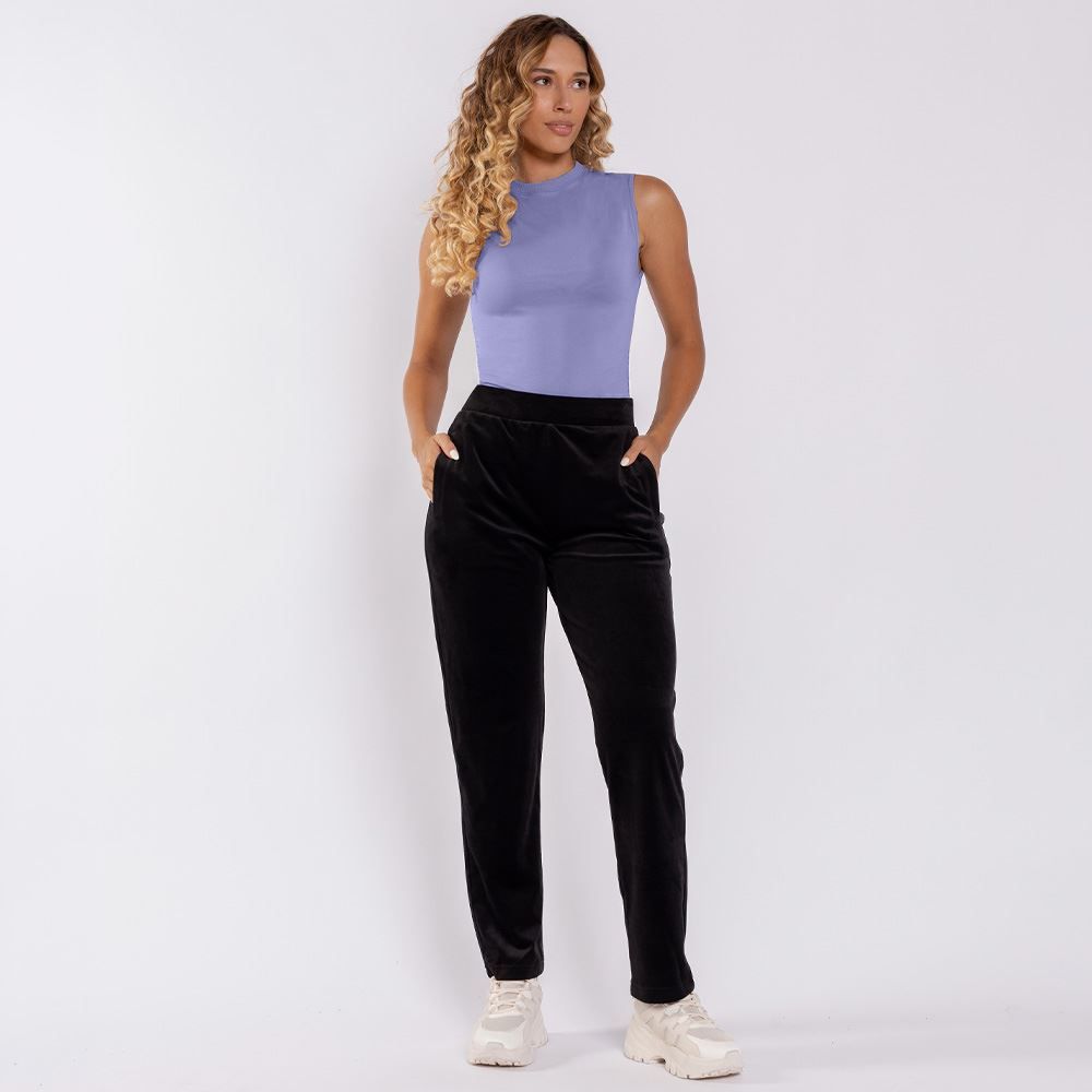 Calça Feminina Esportiva Reta em Plush Scream