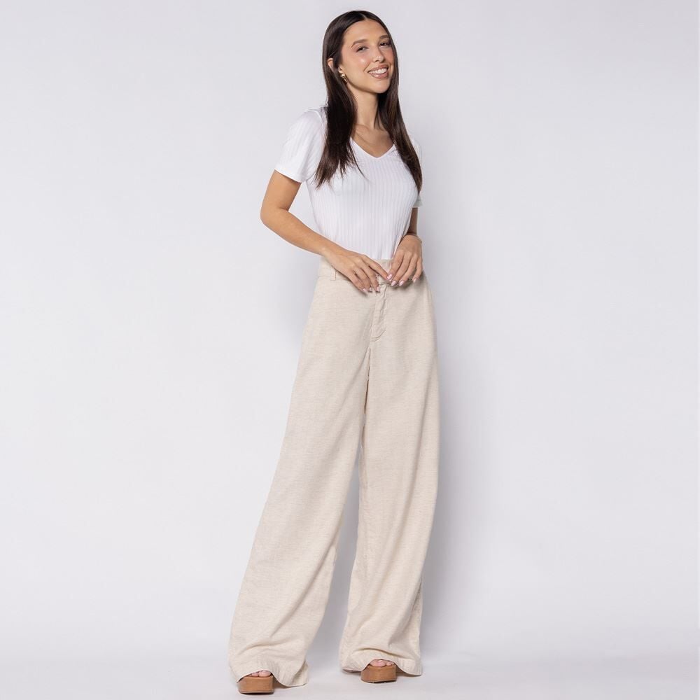 calça wide patricia foster