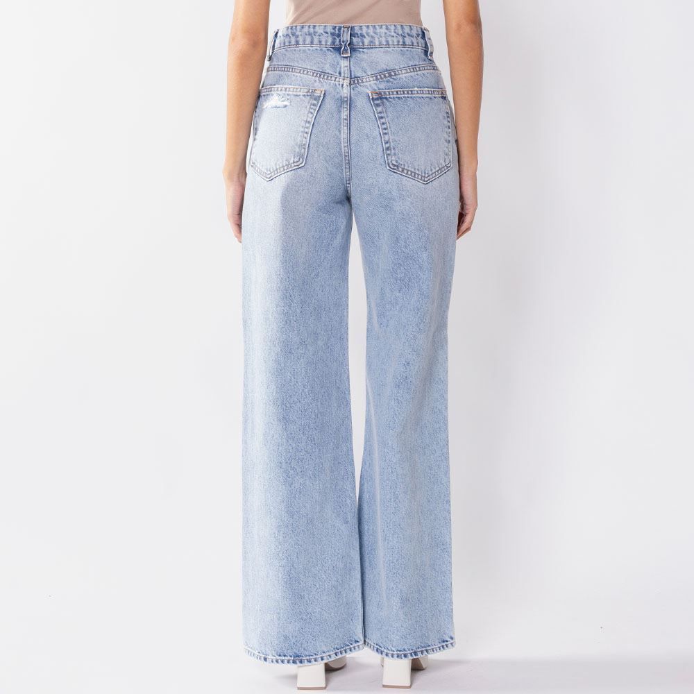 Calça Feminina Wide Leg Jeans Boby Blues