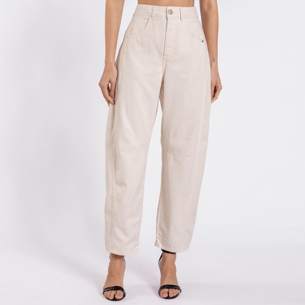 Calça Jeans Feminina Barrel Em Sarja Boby Blues