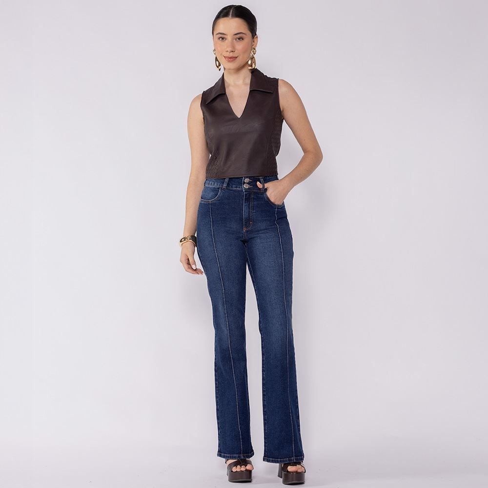 Calça Jeans Feminina Flare Boby Blues