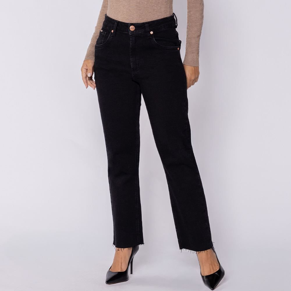 Calça Jeans Feminina Flare Cropped Boby Blues