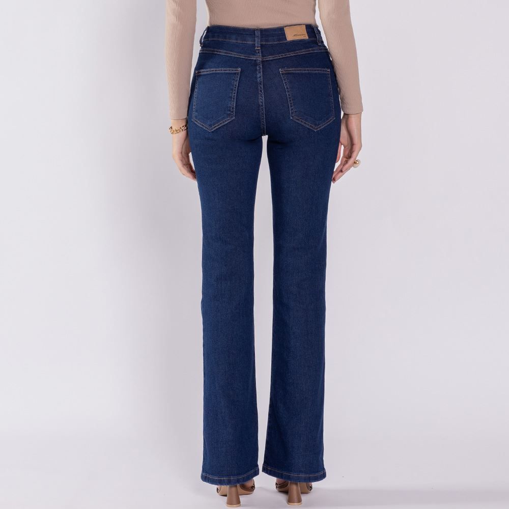 Calça Jeans Feminina Flare Sawary