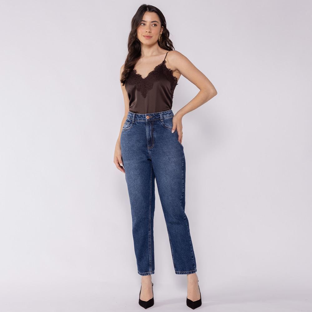 Calça Jeans Feminina Mom Boby Blues