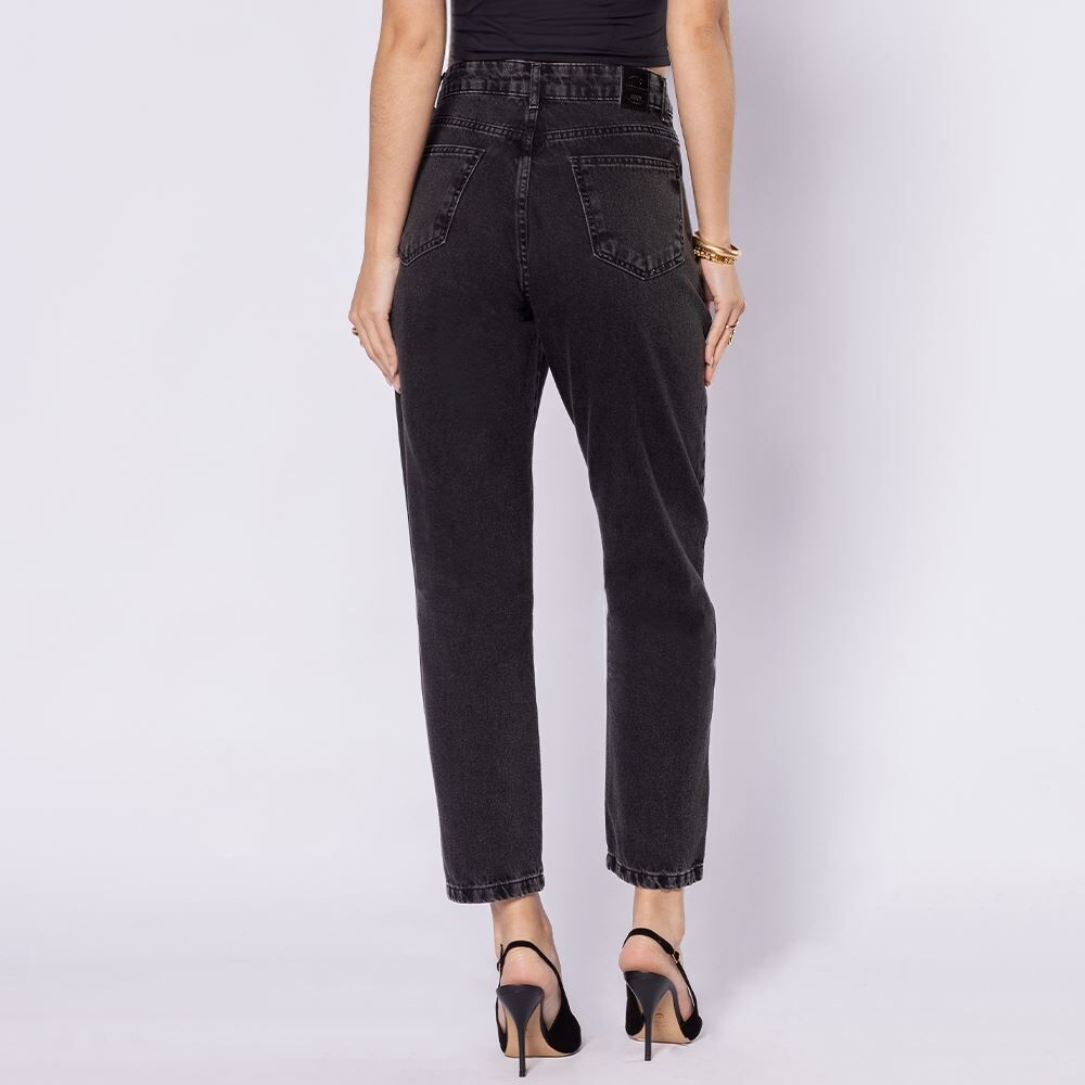 Calça Jeans Feminina Mom Com Strass Boby Blues