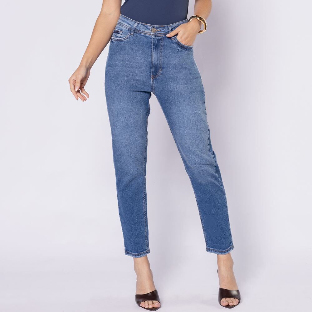 Calça Jeans Feminina Mom Patricia Foster