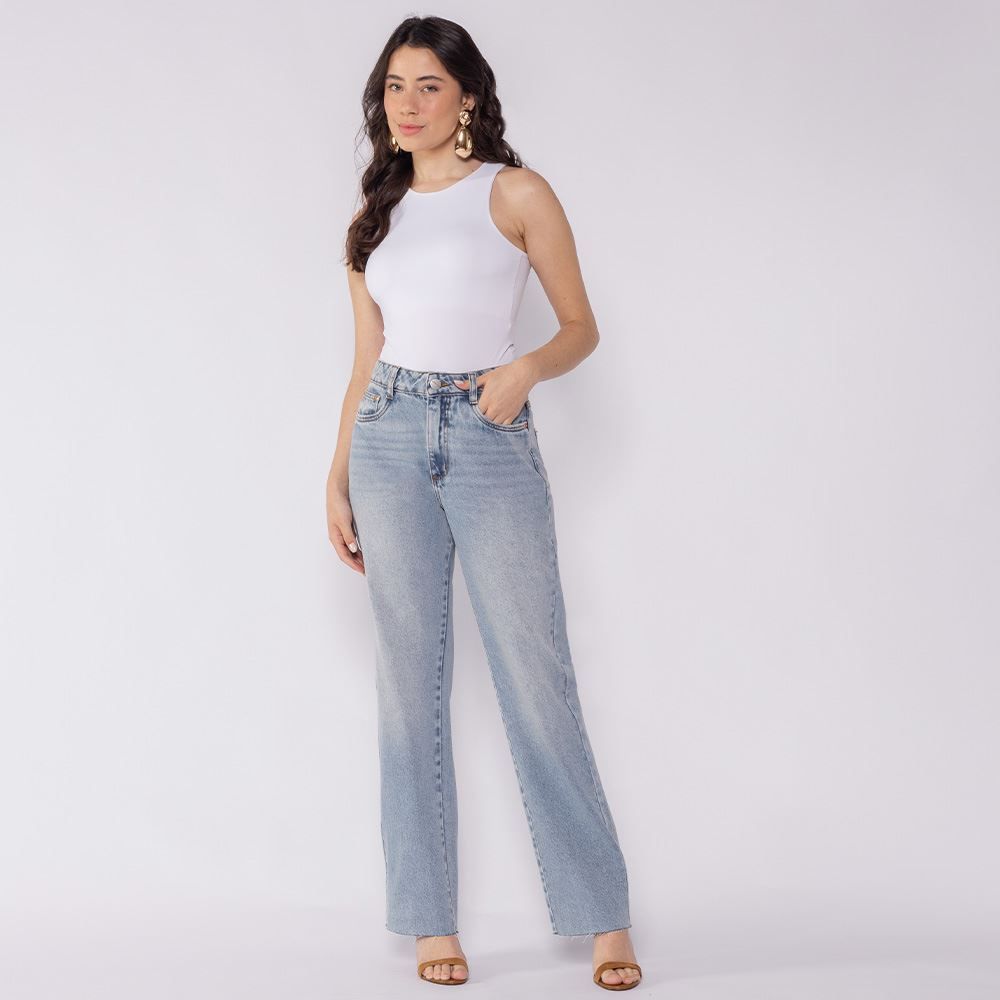 Calça Jeans Feminina Reta Boby Blues