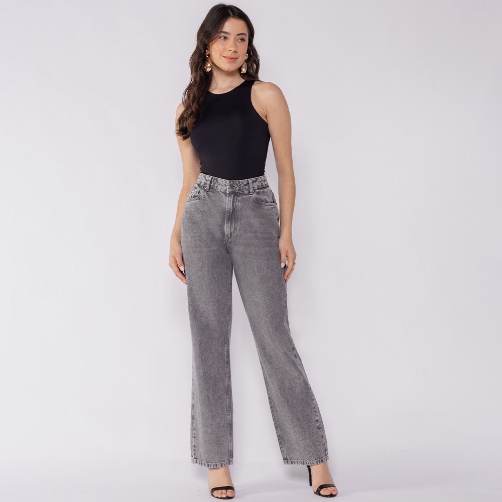 Calça Jeans Feminina Reta Patricia Foster