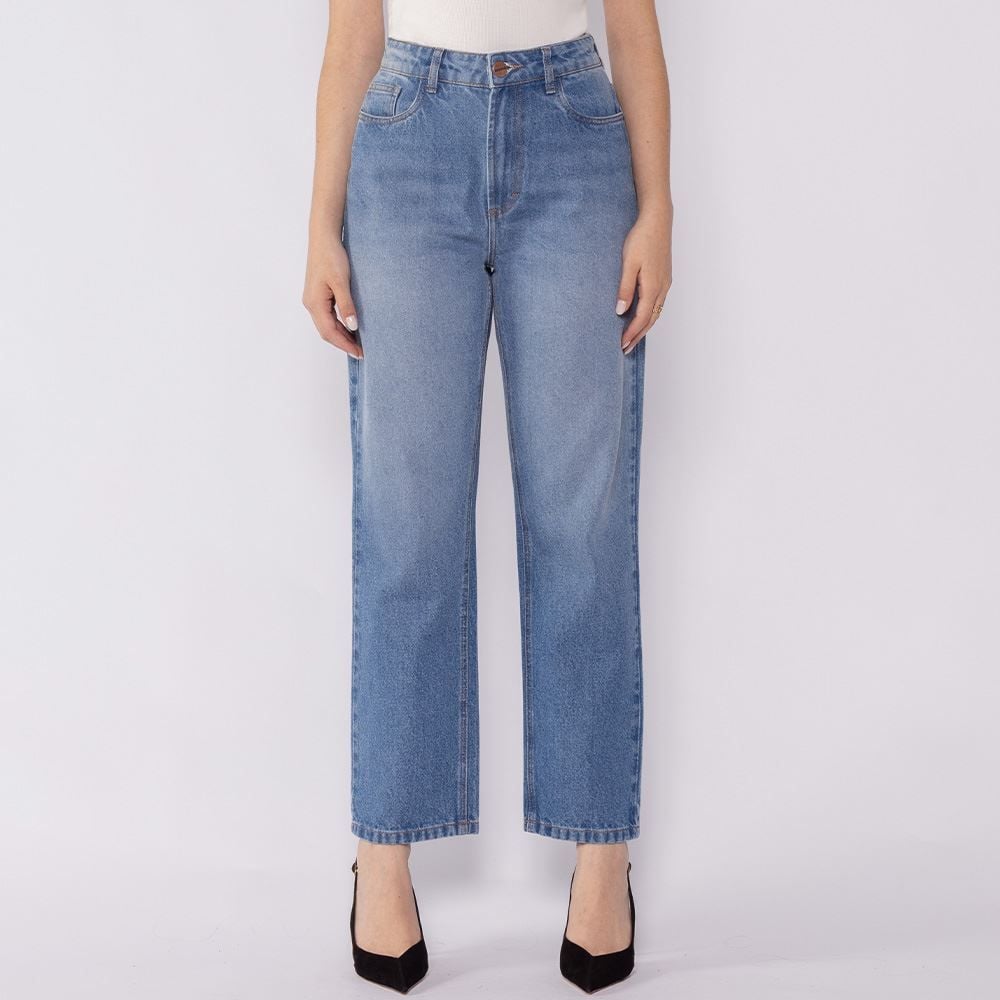 Calça Jeans Feminina Reta Patricia Foster