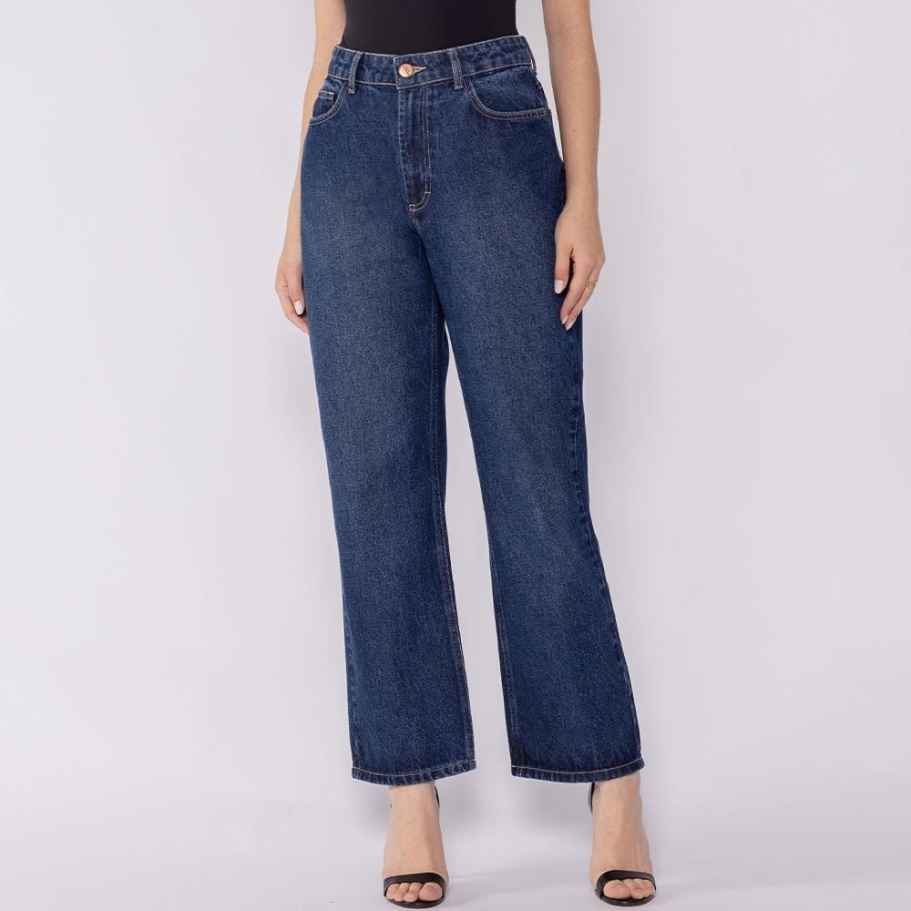 Calça Jeans Feminina Reta Patricia Foster