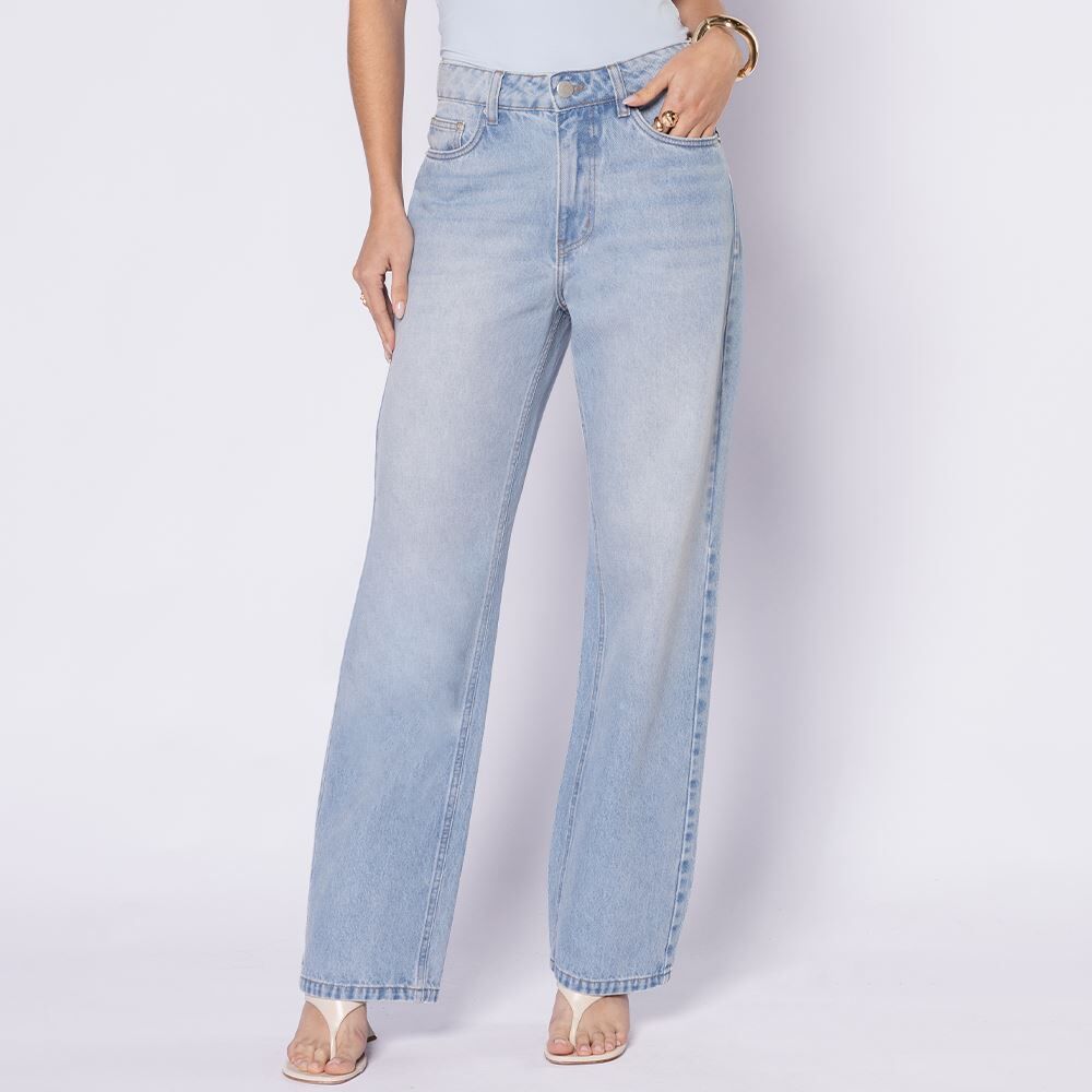 Calça Jeans Feminina Reta Patricia Foster