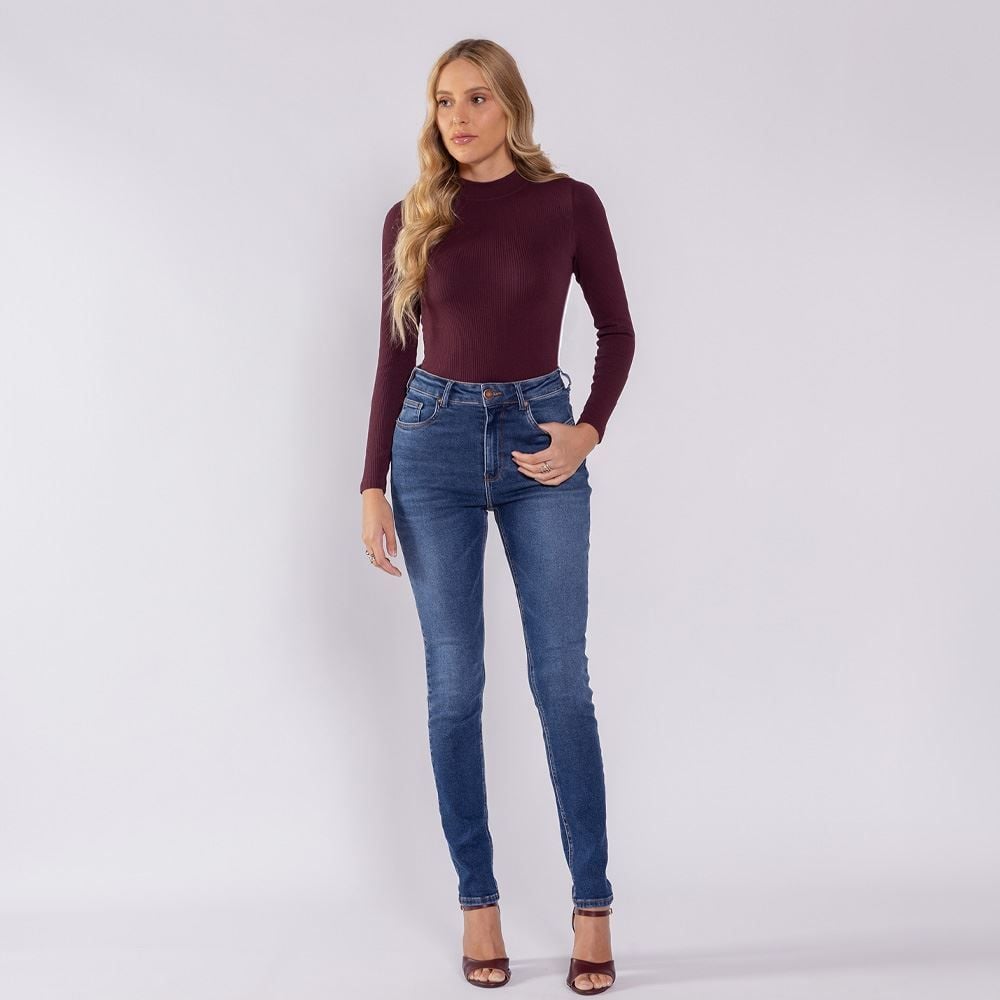 Calça Jeans Feminina Skinny Premium Patricia Foster