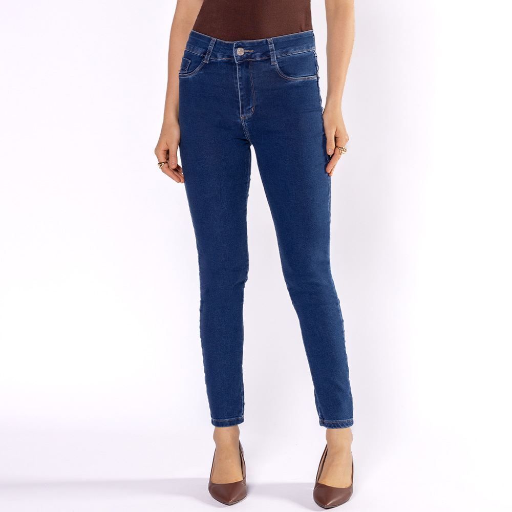 Calça Jeans Feminina Skinny Sawary