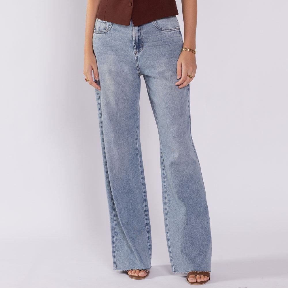 Calça Jeans Feminina Wide Leg Boby Blues 