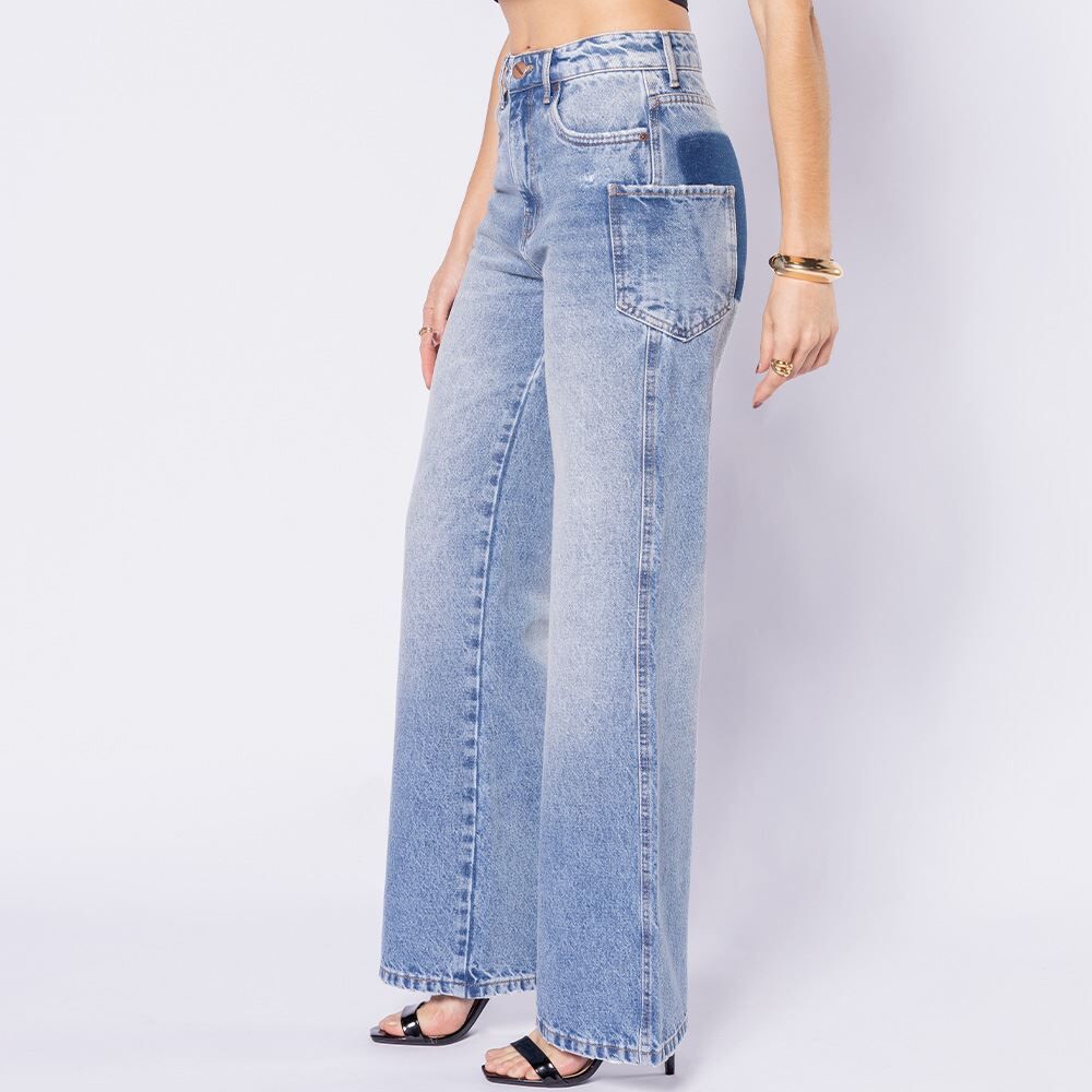 Calça Jeans Feminina Wide Leg Boby Blues 