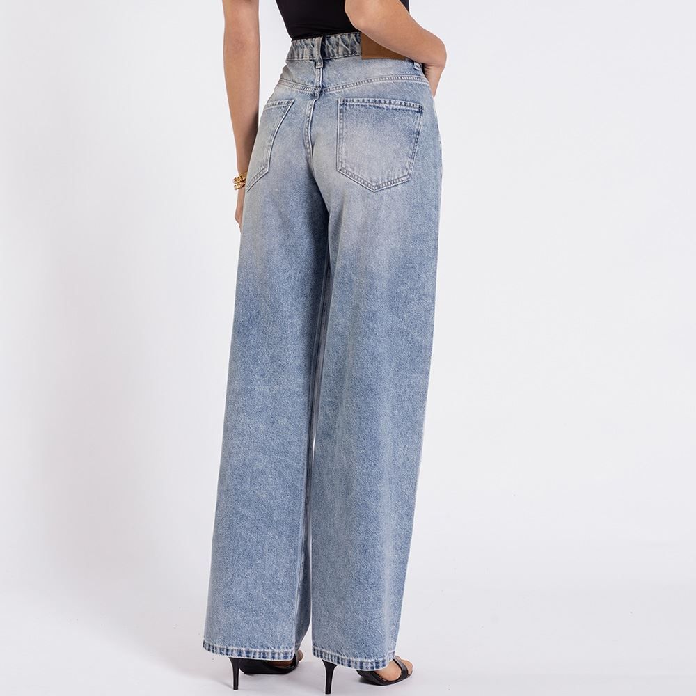 Calça Jeans Feminina Wide Leg Boby Blues