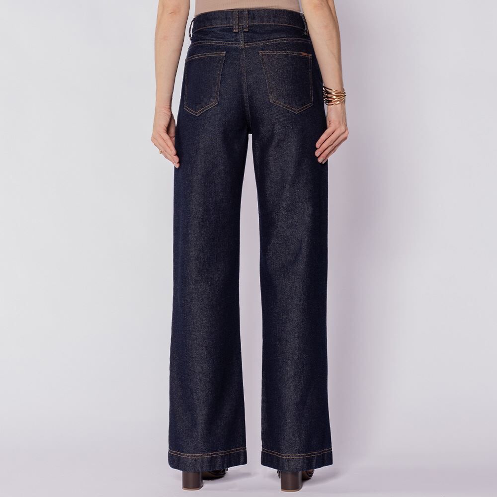 Calça Jeans Feminina Wide Leg Patricia Foster