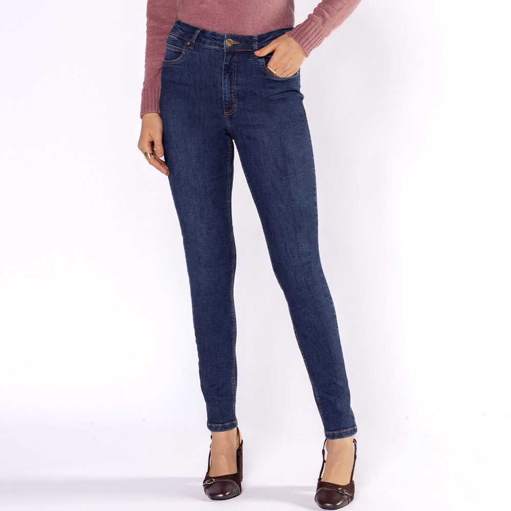 Calça Jeans Feminina Wide Leg Patricia Foster