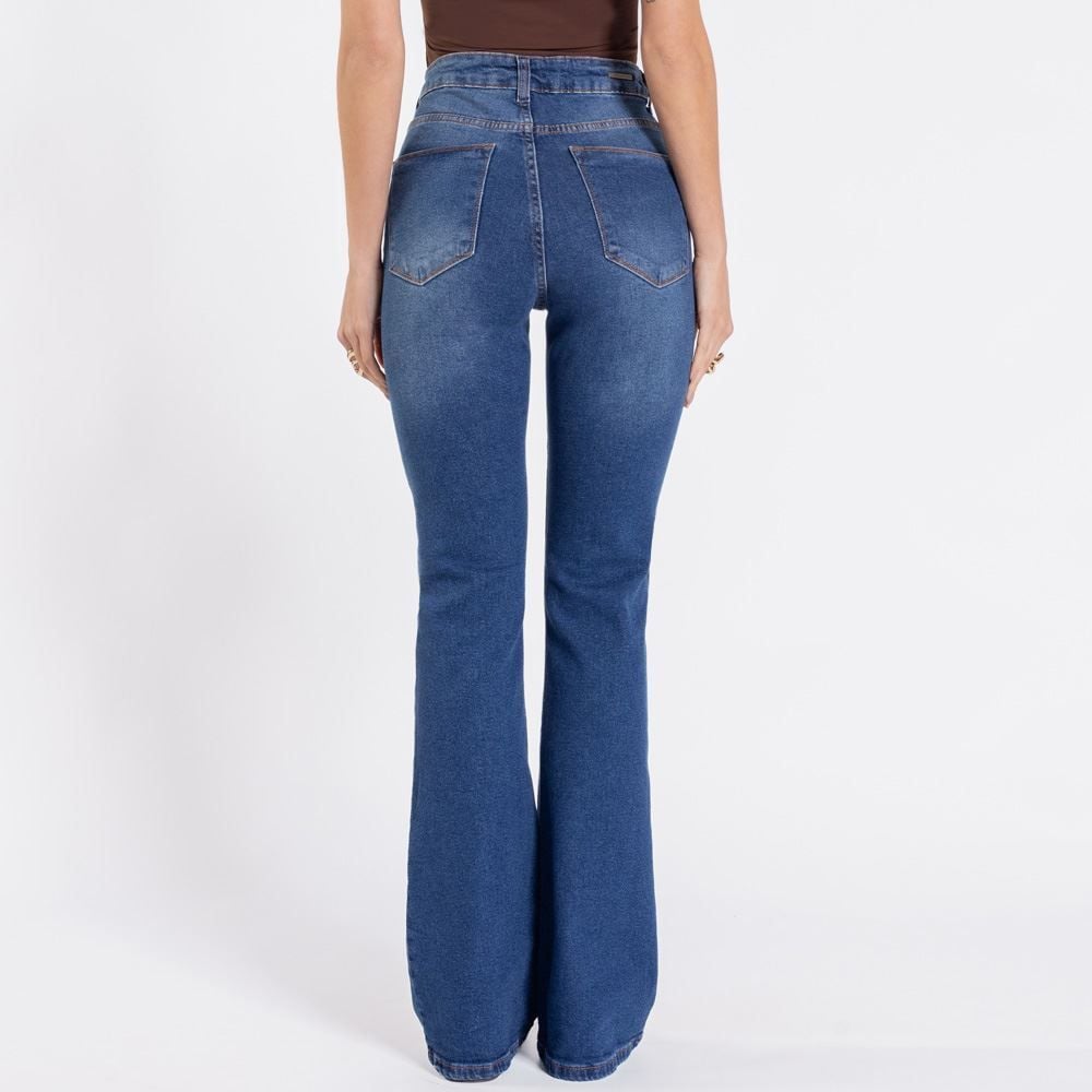 Calça Jeans Flare Feminina Patricia Foster