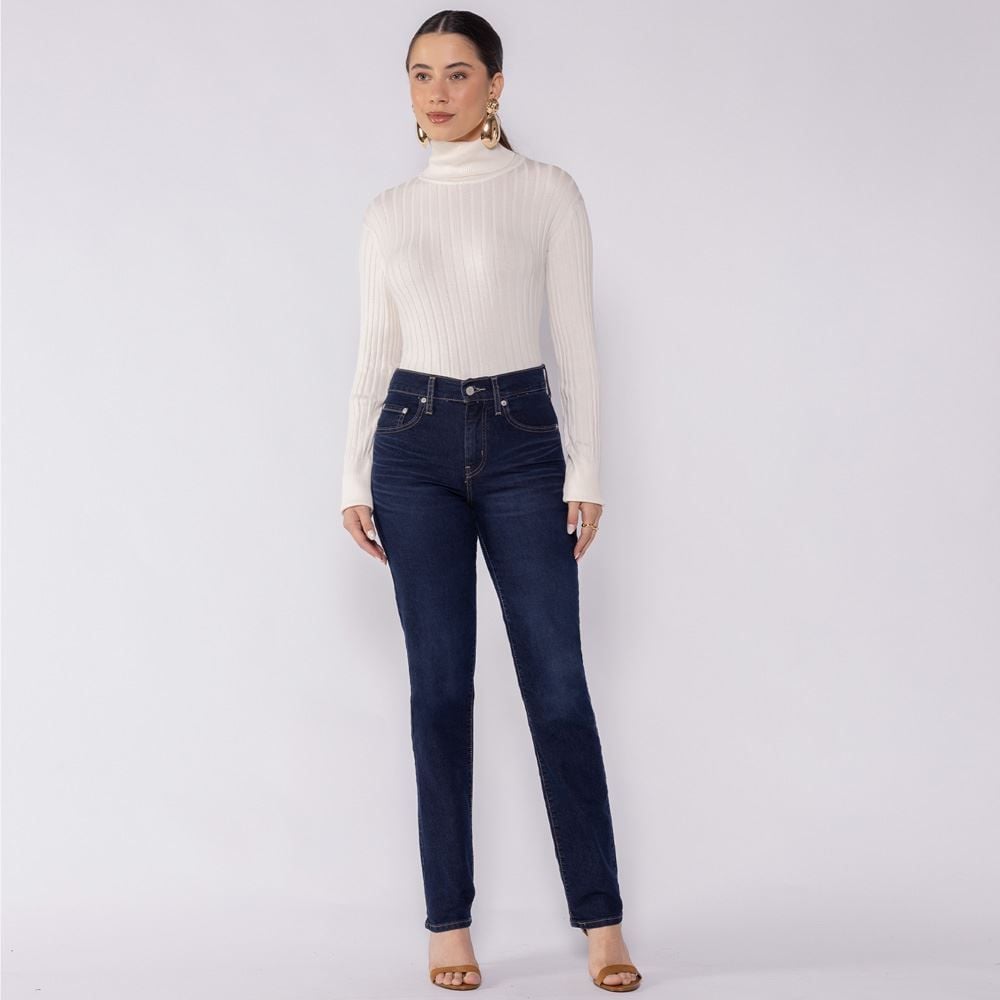 Calça Jeans Levi's 724 Feminina Reta