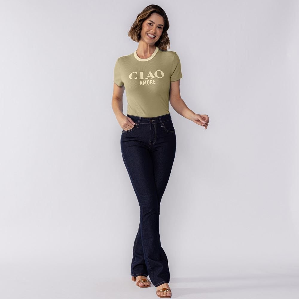 Calça Jeans Levi's 725 Feminina Boot Cut