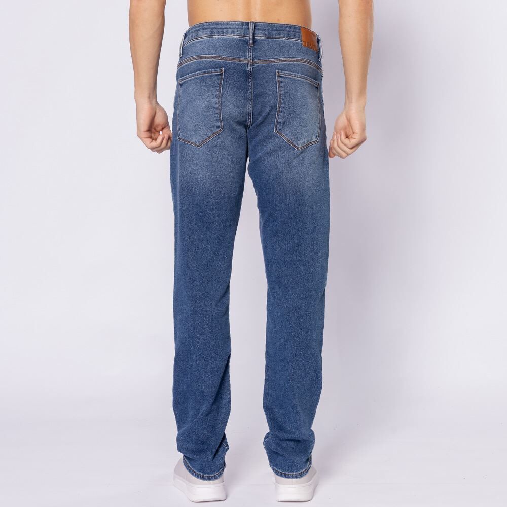 Calça Jeans Masculina Moletom Slim Marc Alain
