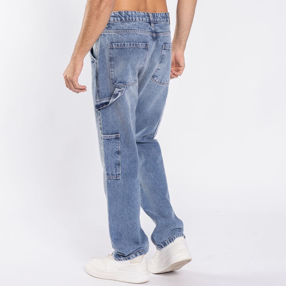 Calça Jeans Masculina Reta Carpinteiro Thing
