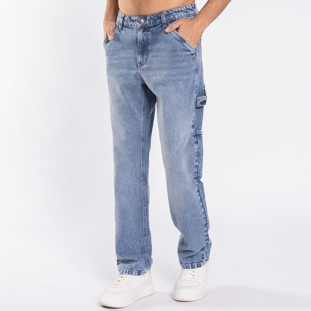 Calça Jeans Masculina Reta Carpinteiro Thing
