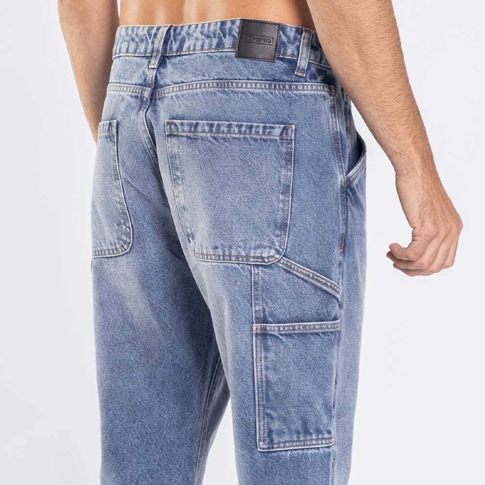 Calça Jeans Masculina Reta Carpinteiro Thing