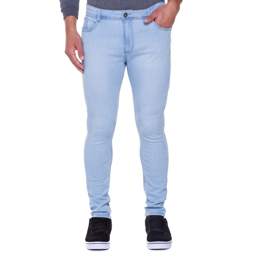 Calça Jeans Skinny em Lavanderia Clara Thing