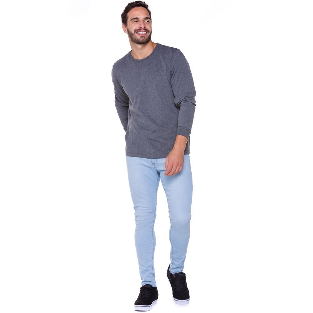 Calça Jeans Skinny em Lavanderia Clara Thing