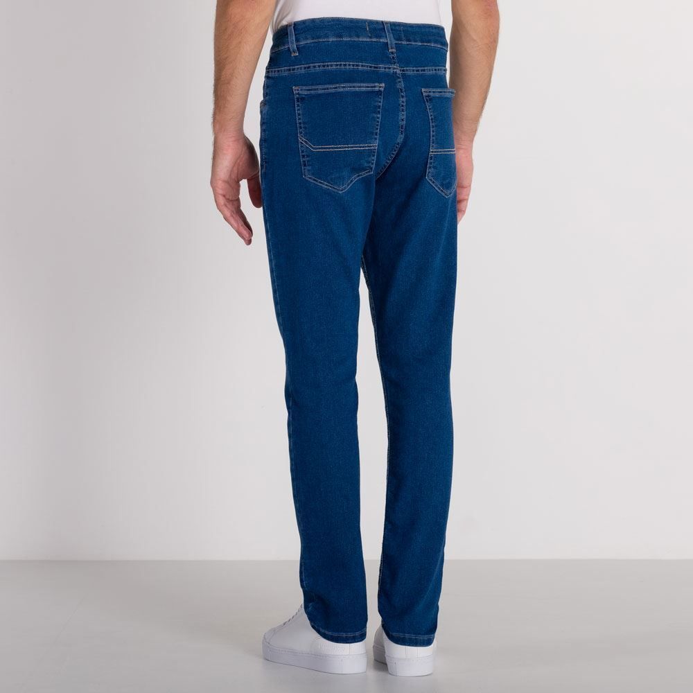 Calça Jeans Slim Bigodes Médio Marc Alain