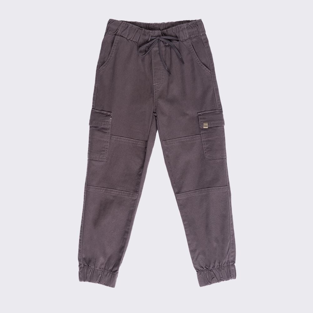 Calça Jogger Cargo Infantil Menino 4 A 10 Anos Hot Dog
