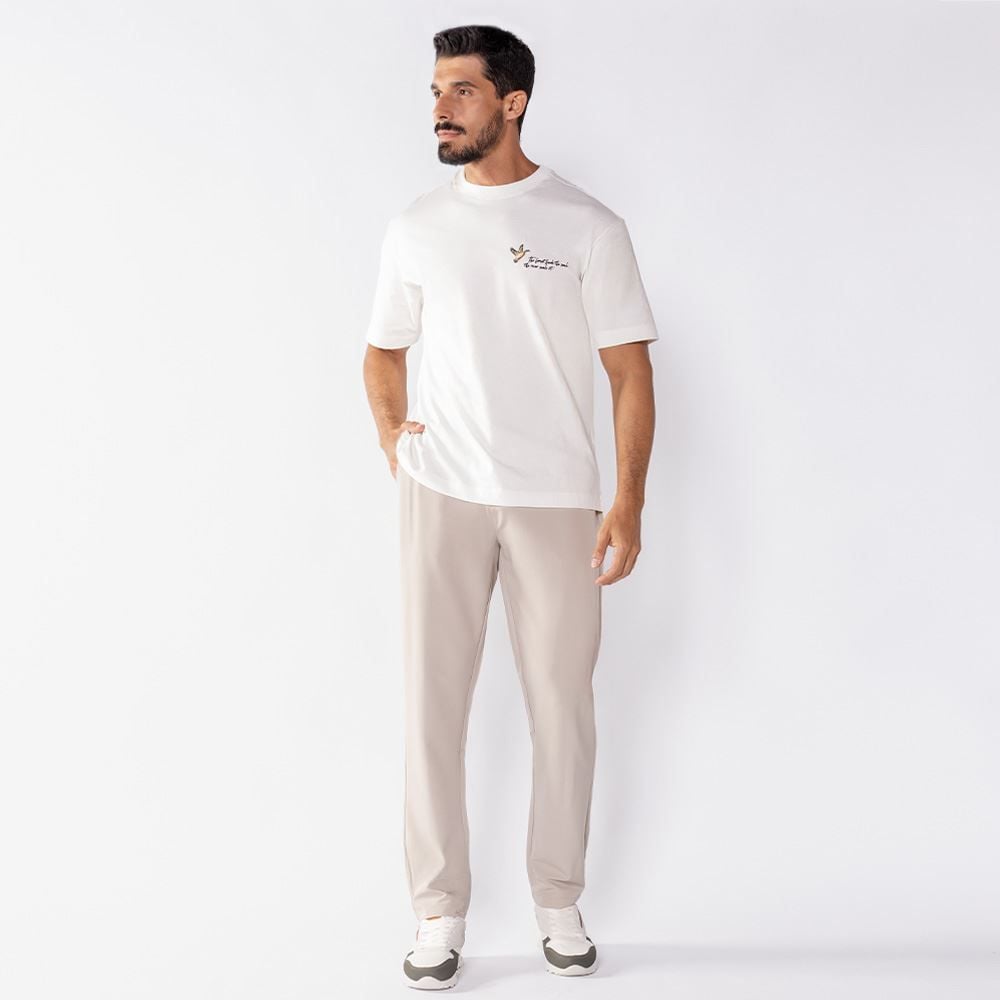 Calça Masculina Alfaiataria Com Elástico Thing