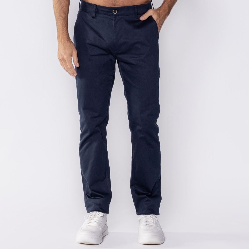 Calça Masculina Alfaiataria De Sarja Marc Alain
