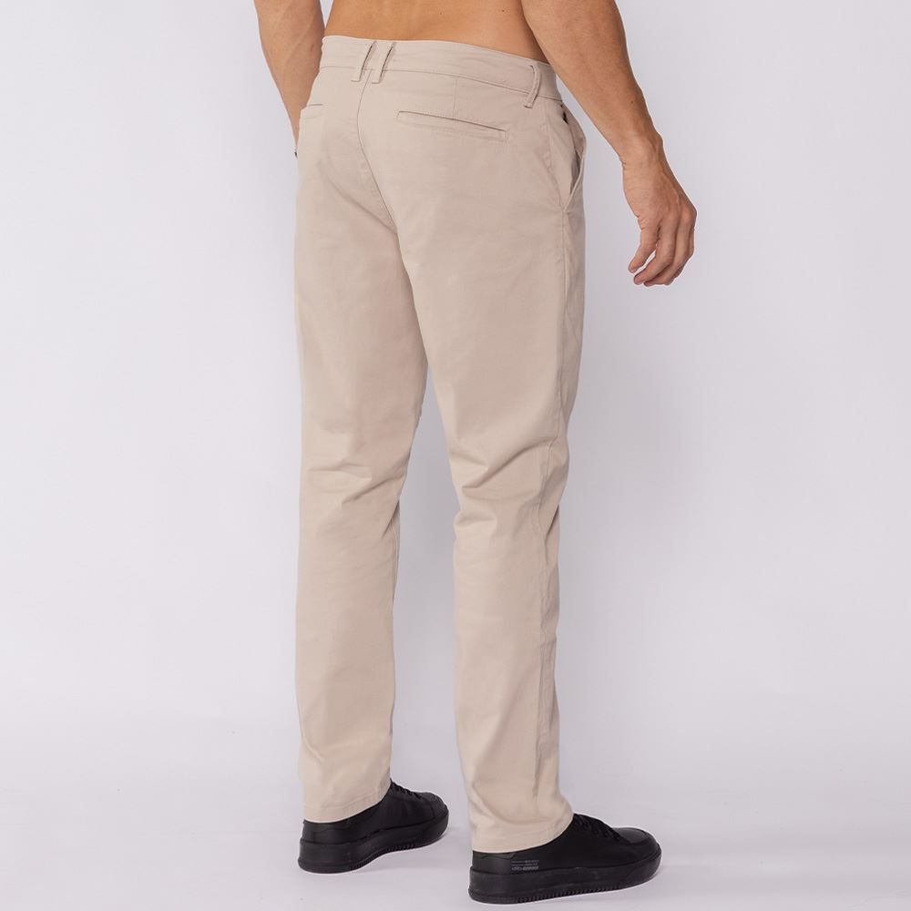 Calça Masculina Em Sarja Slim Marc Alain