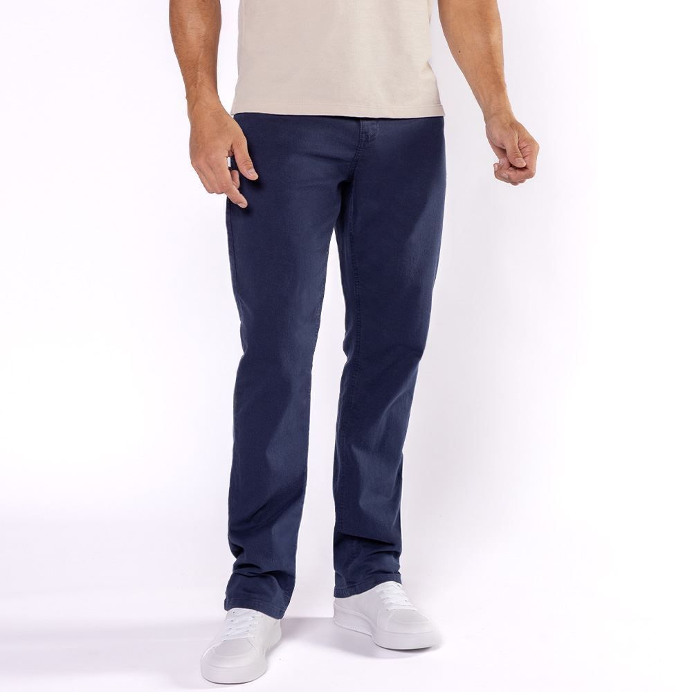 Calça Masculina Five Pocket Em Sarja Marc Alain