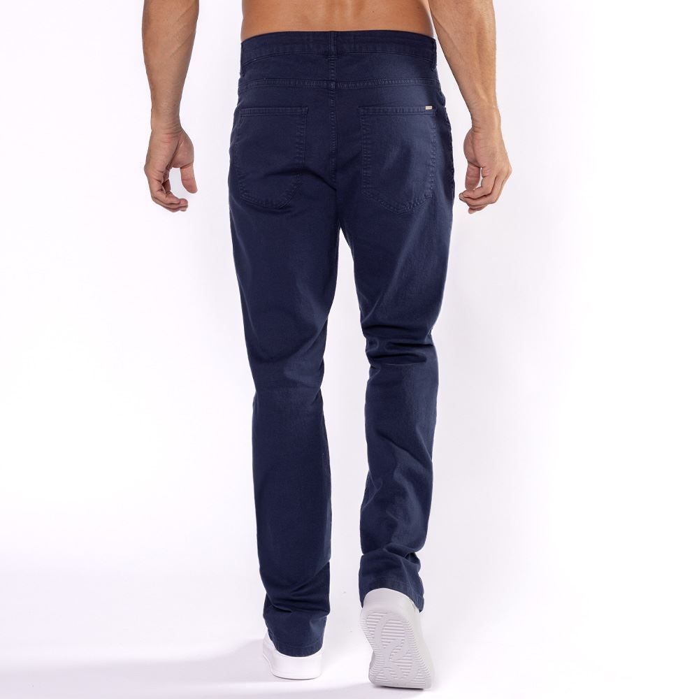 Calça Masculina Five Pocket Em Sarja Marc Alain