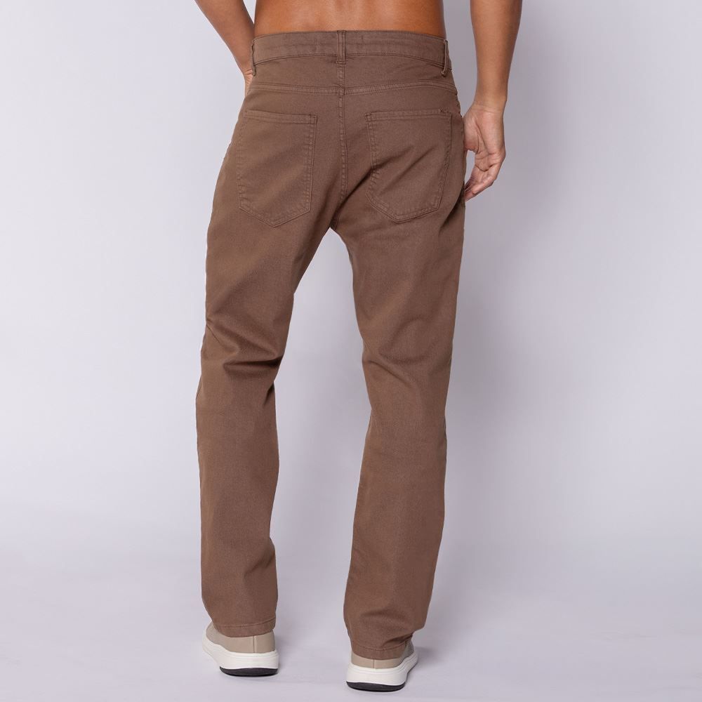 Calça Masculina Five Pocket Em Sarja Marc Alain