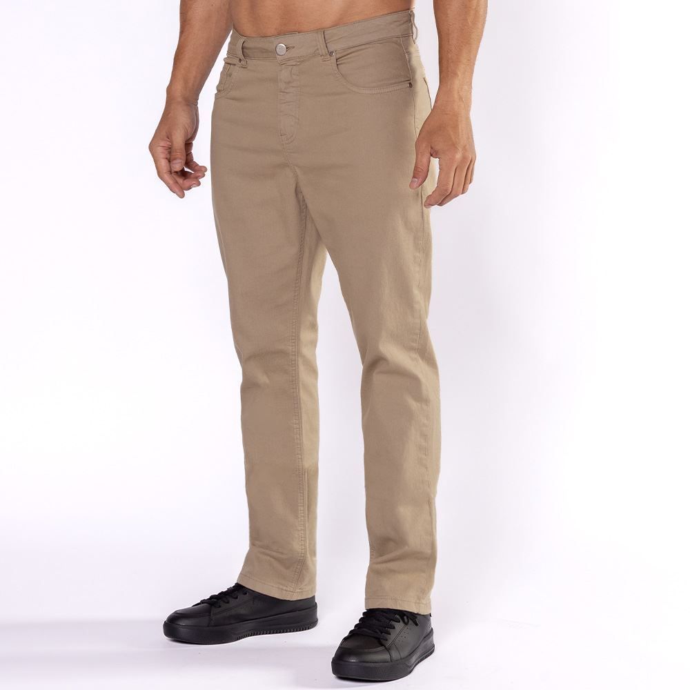 Calça Masculina Five Pocket Em Sarja Marc Alain