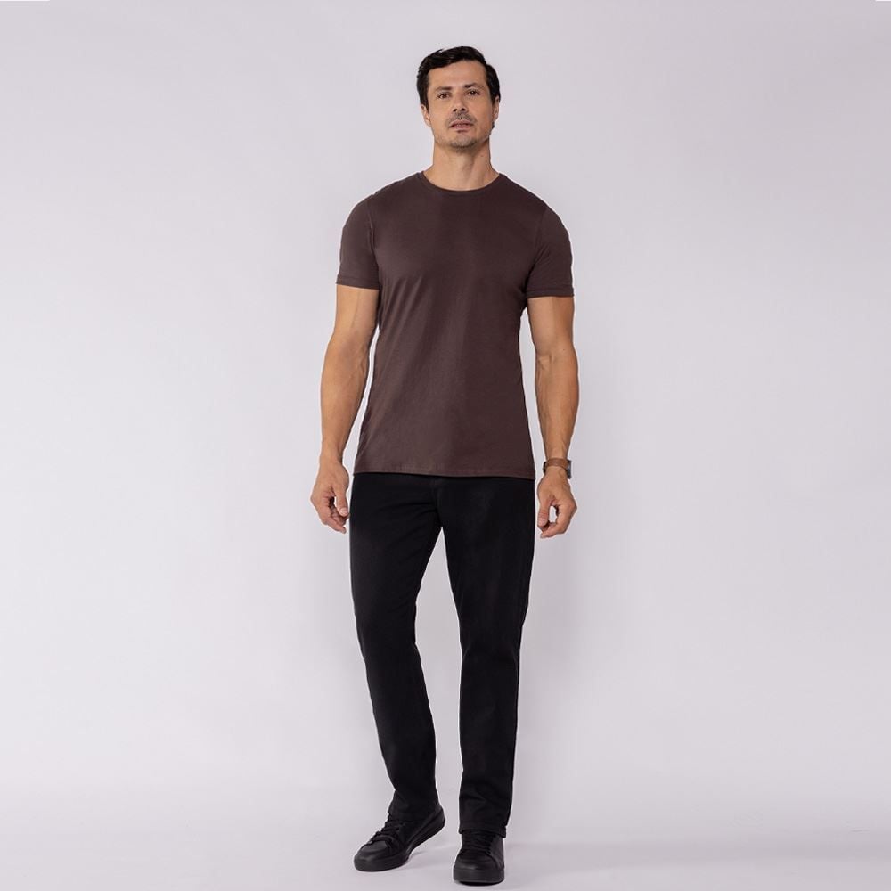 Calça Masculina Slim Em Sarja Marc Alain